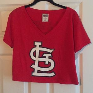 XS VS PINK St. Louis Cardinals Crop Top